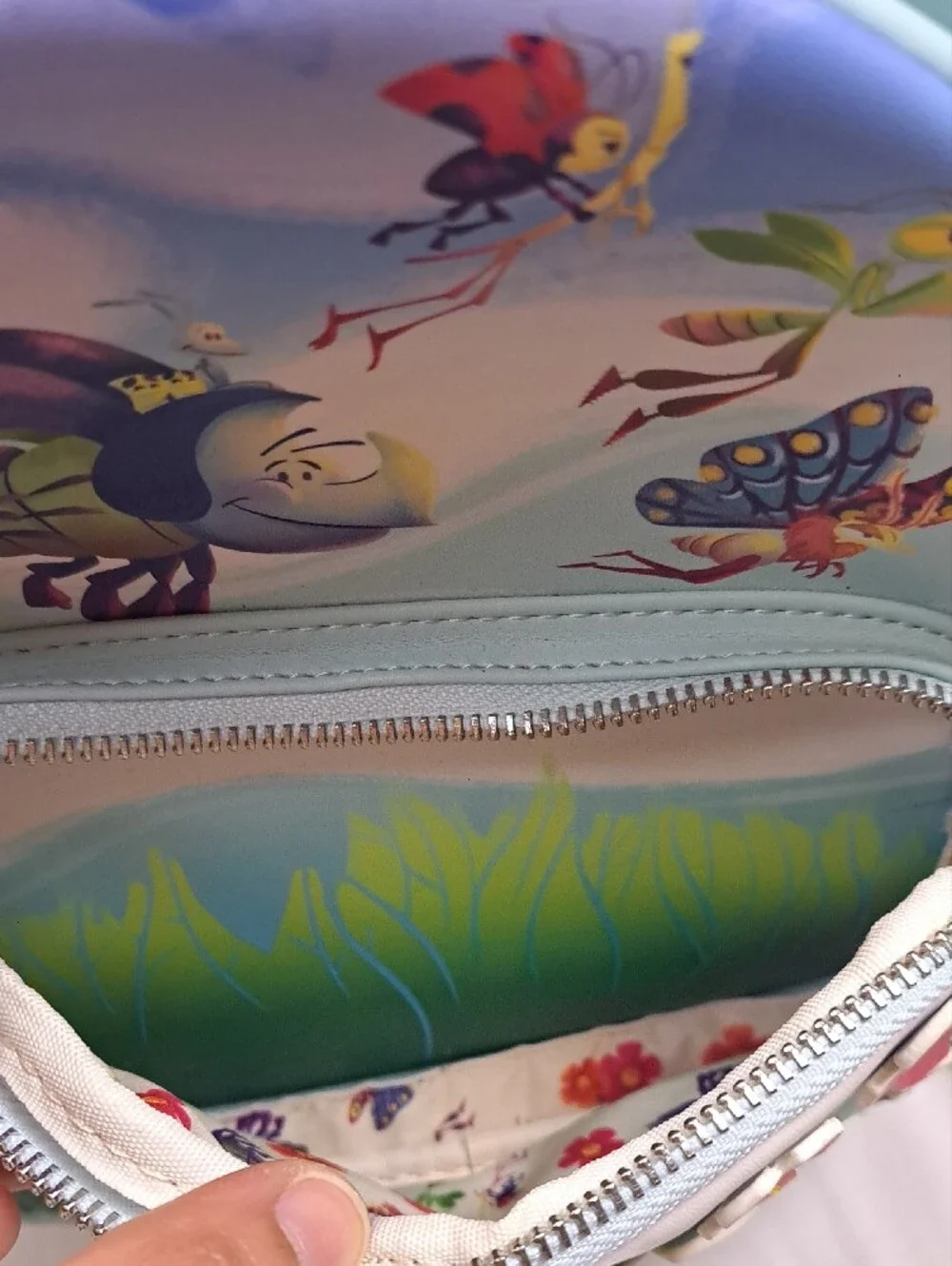 Loungefly x Pixar A Bug’s Life Mini Backpack Earth Day Colorful Floral Kidcore